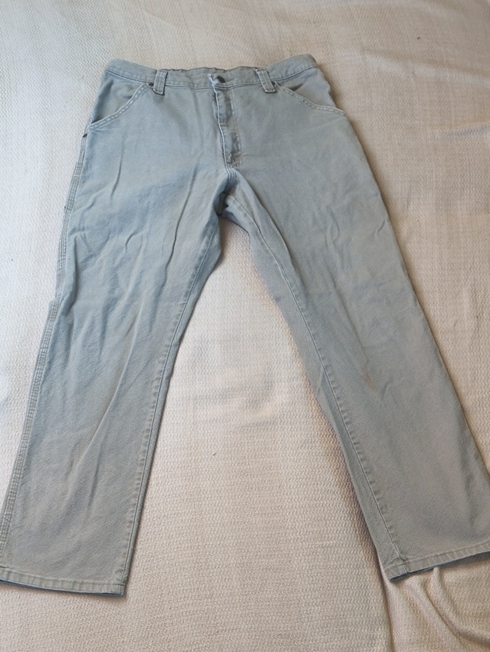 Wrangler Men's Tan Relaxed Fit Jeans 34x32